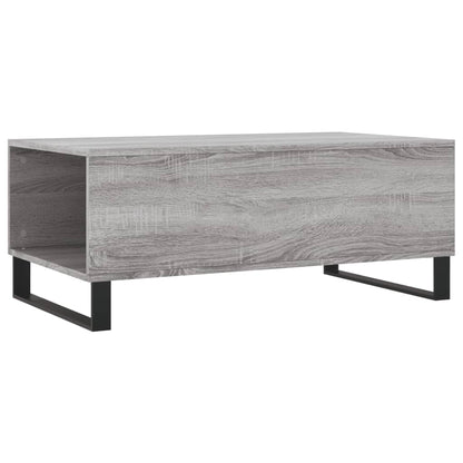 Salontafel 90X50X36,5 Cm Bewerkt Hout Grijs sonoma