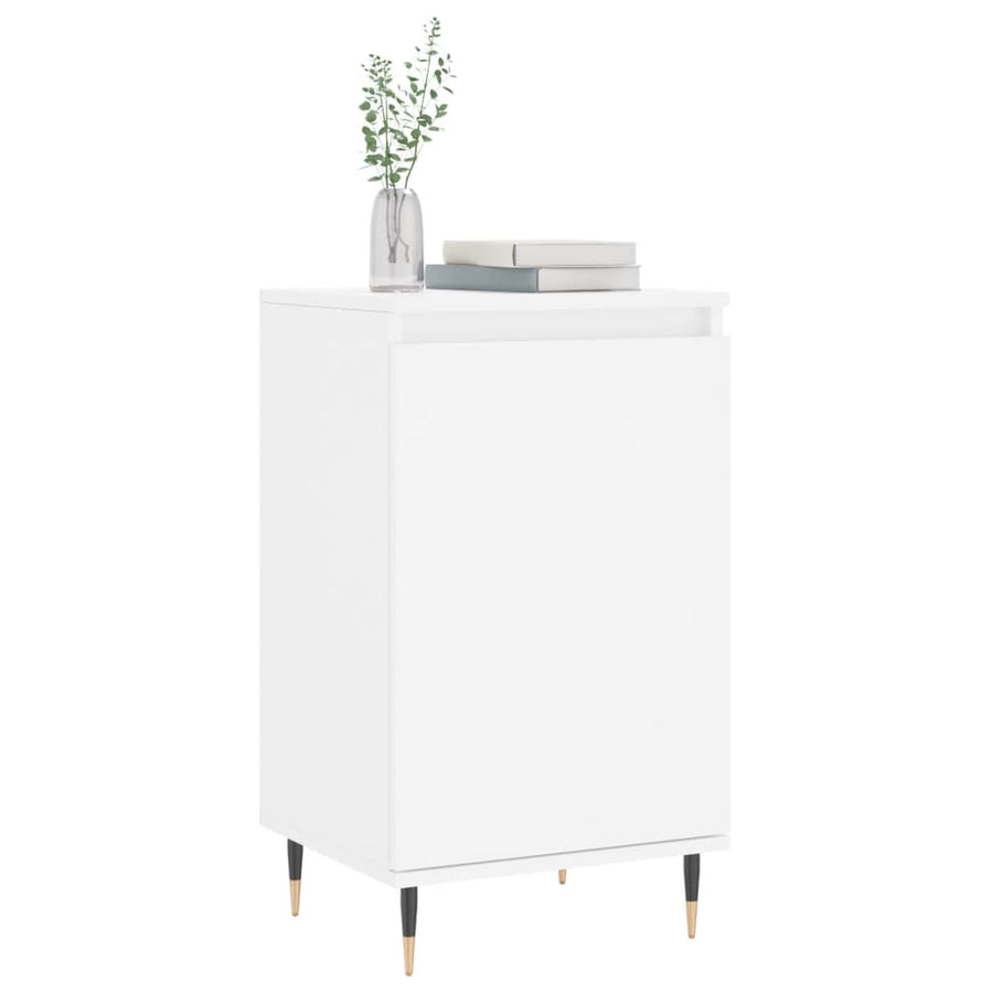 Dressoir 40X35X70 Cm Bewerkt Hout 1 Wit