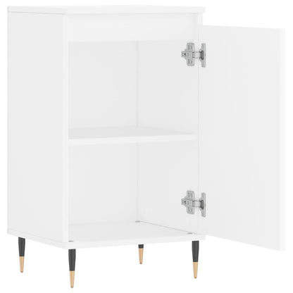 Dressoir 40X35X70 Cm Bewerkt Hout 1 Wit