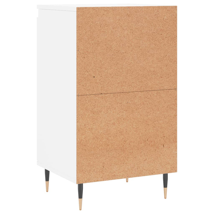 Dressoir 40X35X70 Cm Bewerkt Hout 1 Wit
