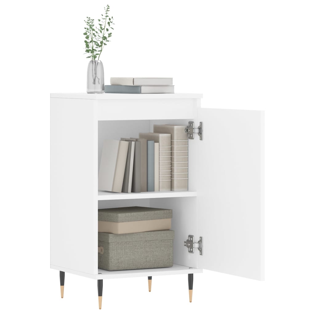 Dressoirs 2 St 40X35X70 Cm Bewerkt Hout Wit