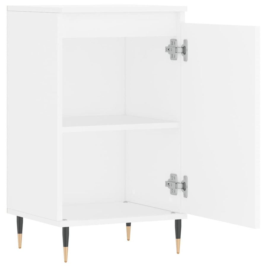 Dressoirs 2 St 40X35X70 Cm Bewerkt Hout Wit