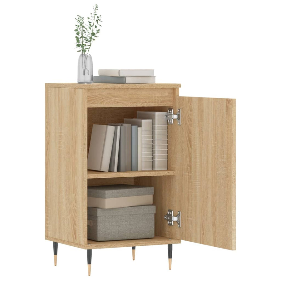 Dressoir 40X35X70 Cm Bewerkt Hout Kleurig 1 Sonoma eiken