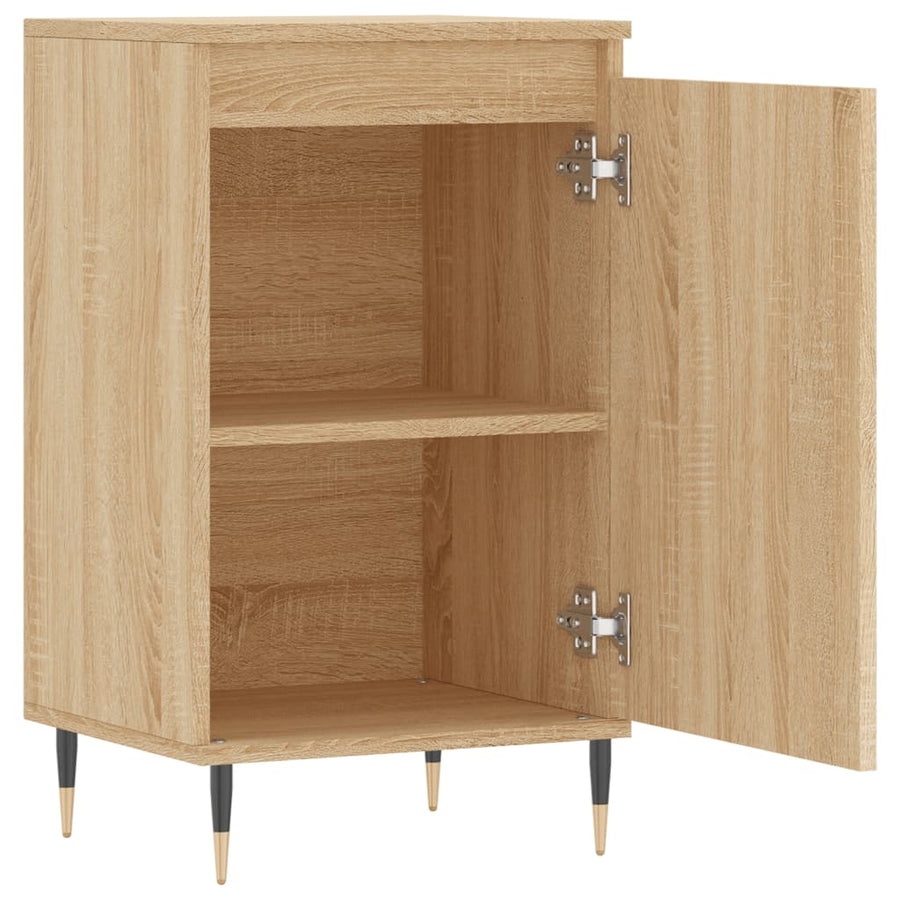 Dressoir 40X35X70 Cm Bewerkt Hout Kleurig 1 Sonoma eiken