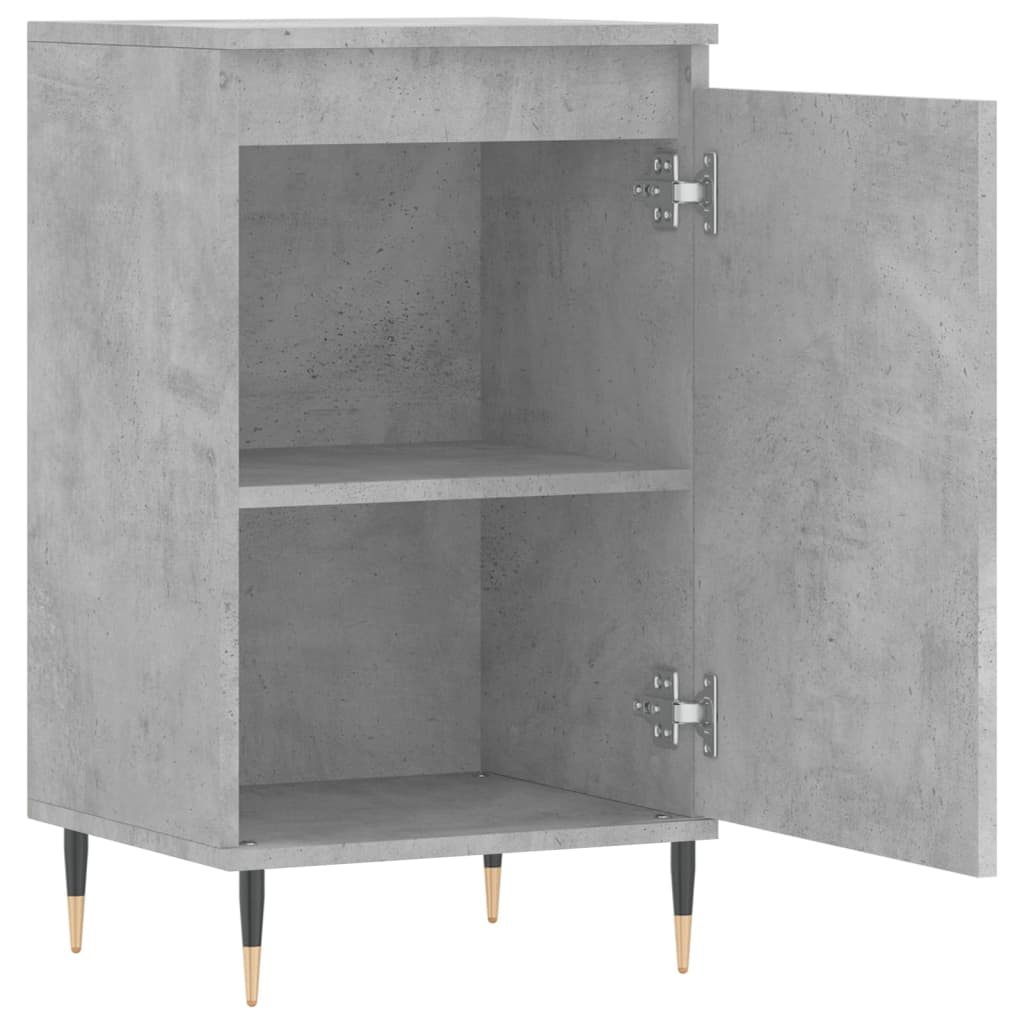 Dressoir 40X35X70 Cm Bewerkt Hout Betongrijs