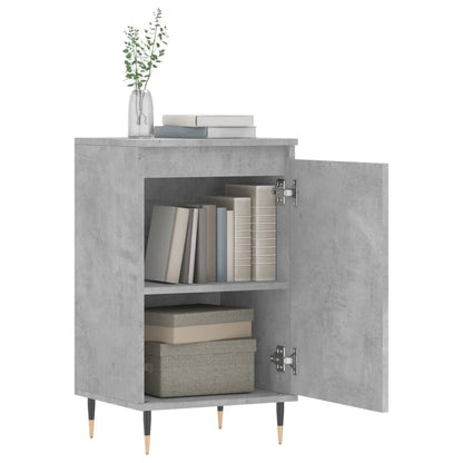 Dressoirs 2 St 40X35X70 Cm Bewerkt Hout Betongrijs