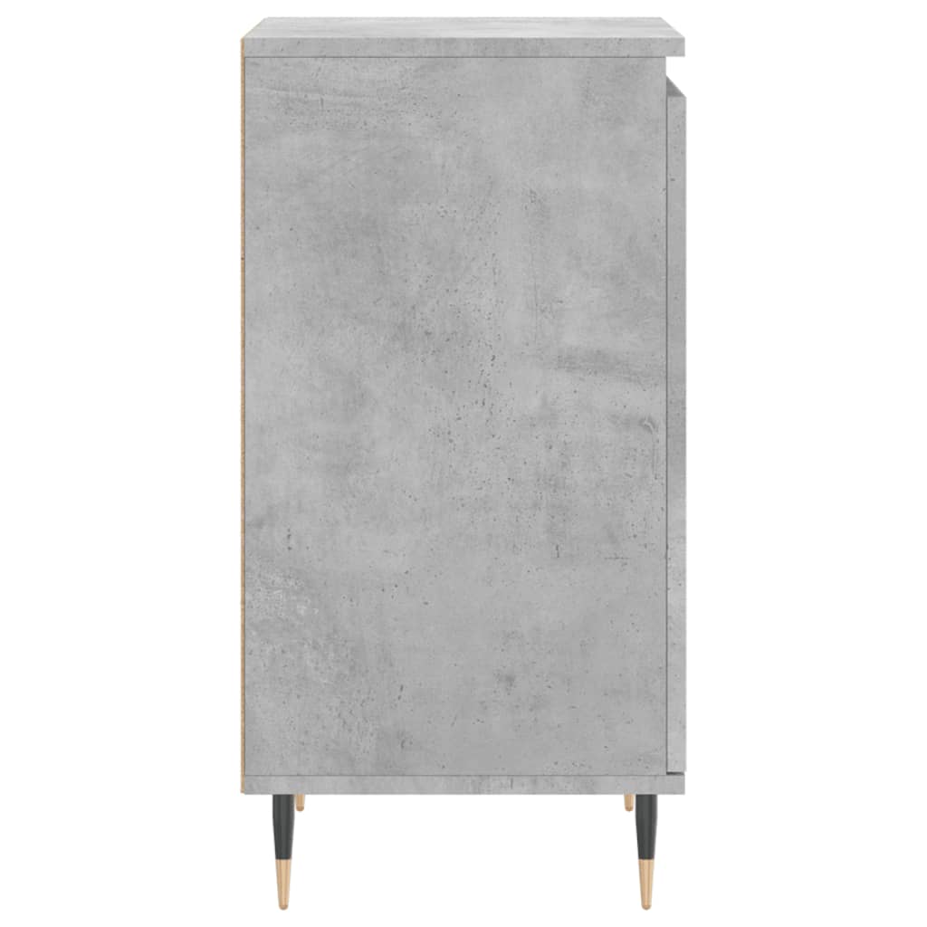 Dressoirs 2 St 40X35X70 Cm Bewerkt Hout Betongrijs
