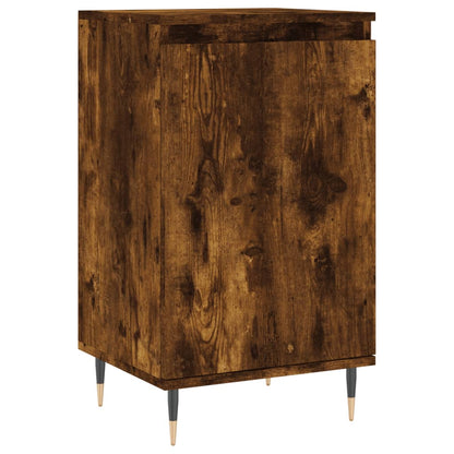 Dressoir 40X35X70 Cm Bewerkt Hout Gerookt Eikenkleurig