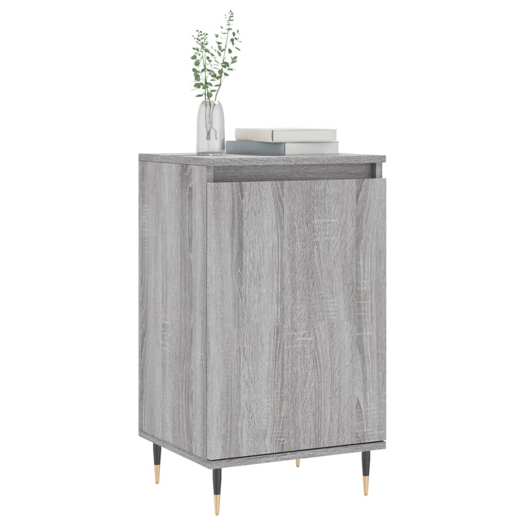 Dressoir 40X35X70 Cm Bewerkt Hout 1 Grijs sonoma