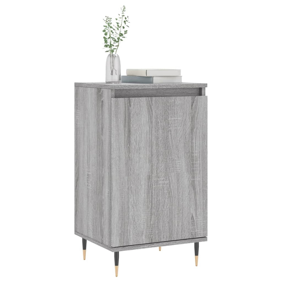 Dressoir 40X35X70 Cm Bewerkt Hout 1 Grijs sonoma