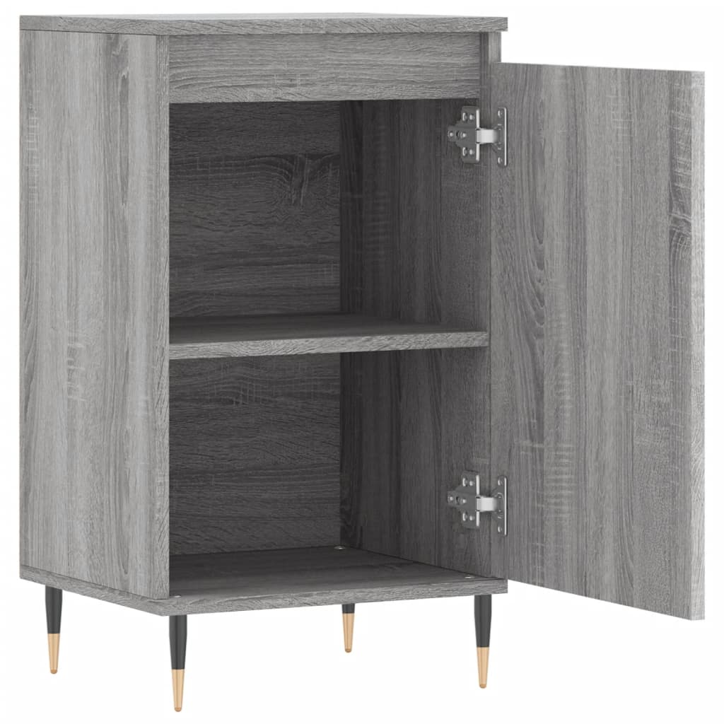 Dressoir 40X35X70 Cm Bewerkt Hout 1 Grijs sonoma