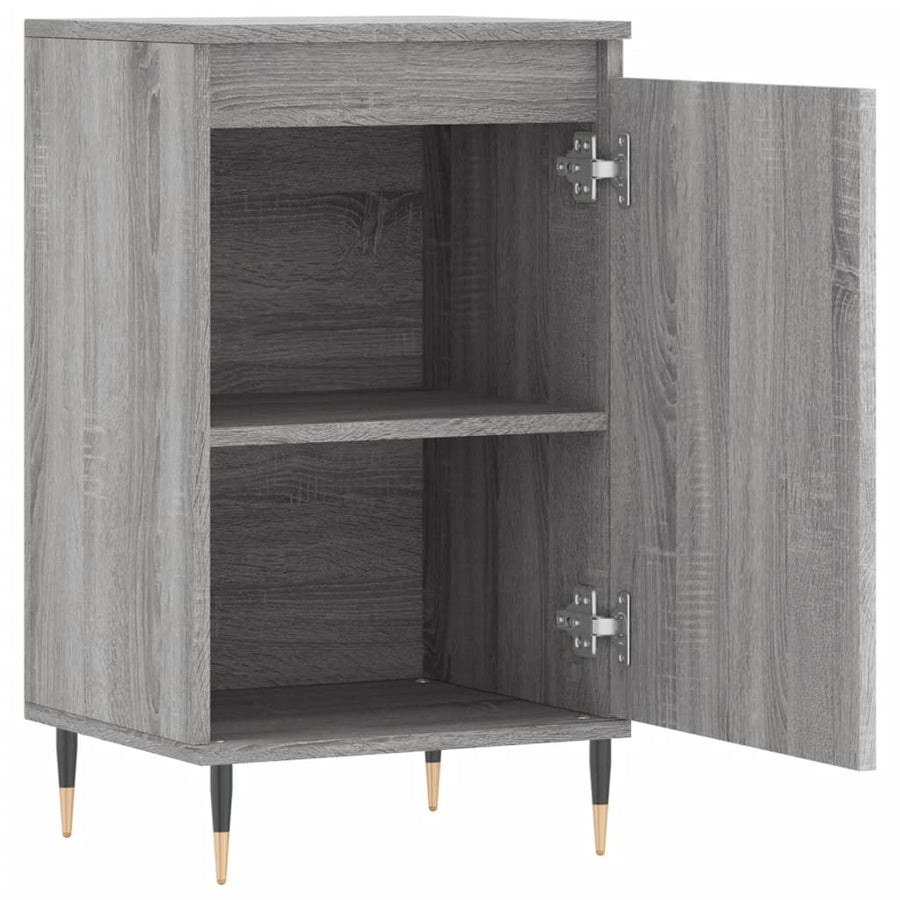 Dressoir 40X35X70 Cm Bewerkt Hout 1 Grijs sonoma