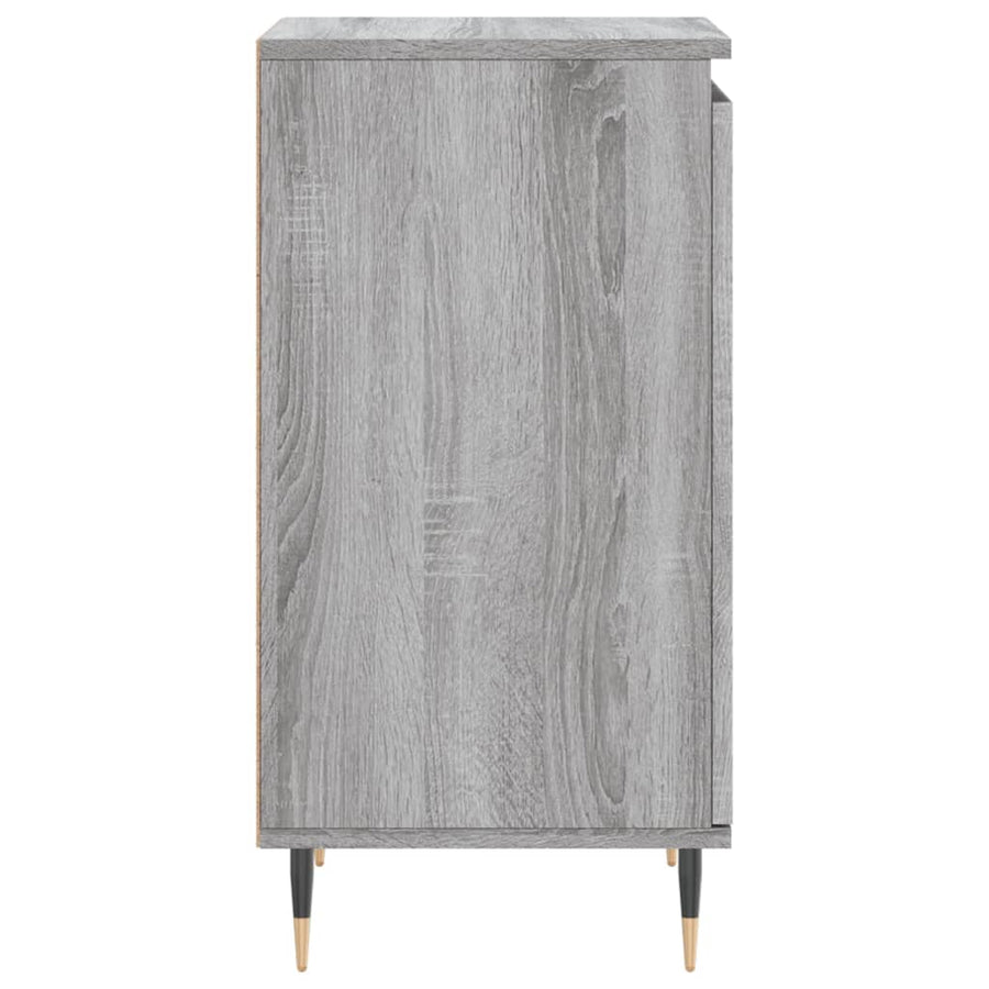 Dressoir 40X35X70 Cm Bewerkt Hout 1 Grijs sonoma