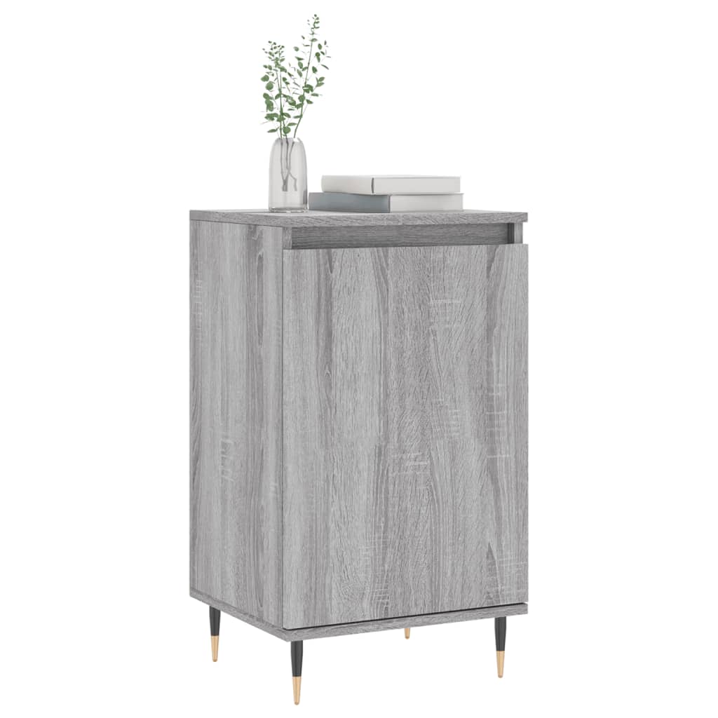 Dressoirs 2 St 40X35X70 Cm Bewerkt Hout Grijs Sonoma