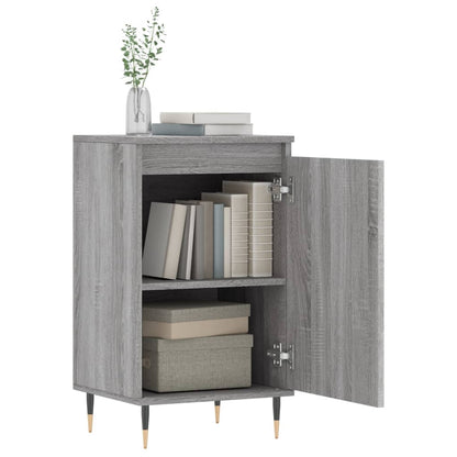 Dressoirs 2 St 40X35X70 Cm Bewerkt Hout Grijs Sonoma