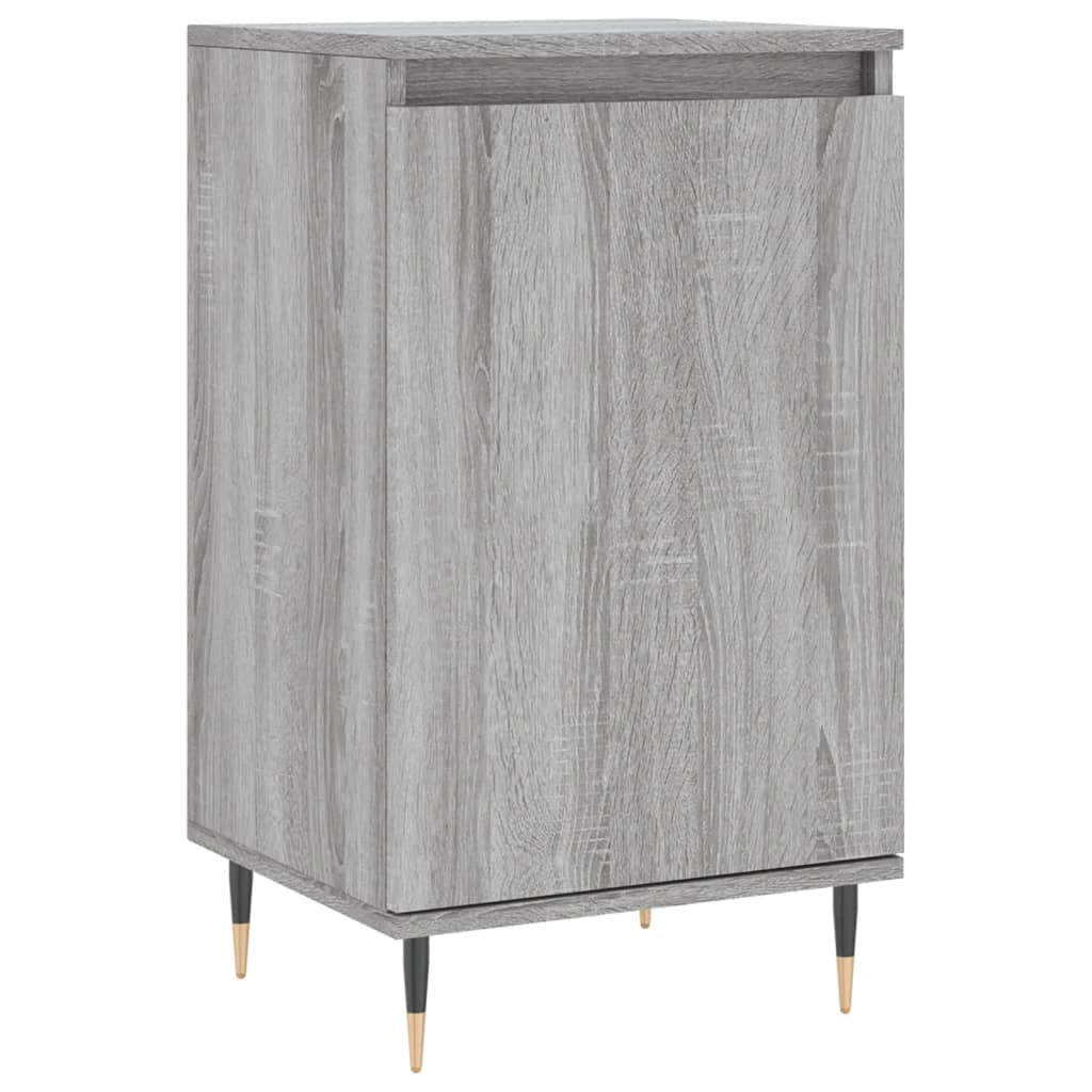 Dressoirs 2 St 40X35X70 Cm Bewerkt Hout Grijs Sonoma