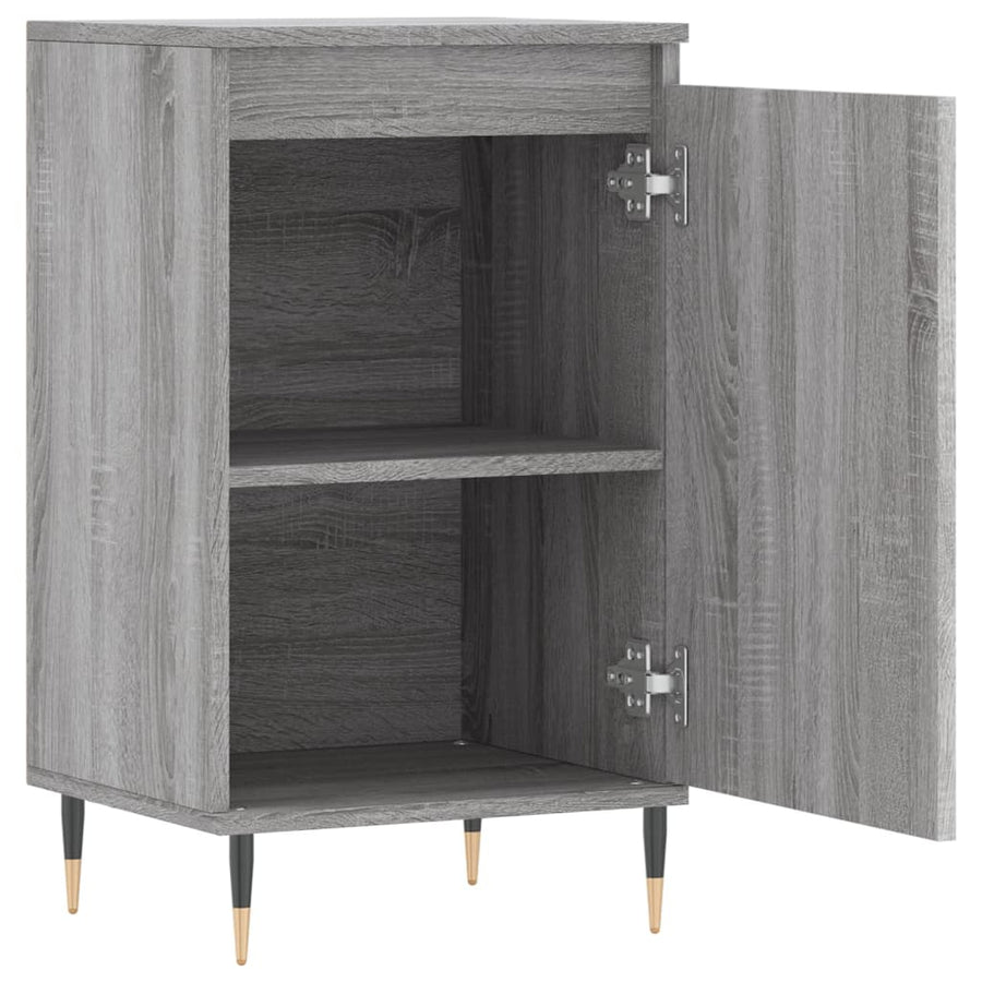 Dressoirs 2 St 40X35X70 Cm Bewerkt Hout Grijs Sonoma