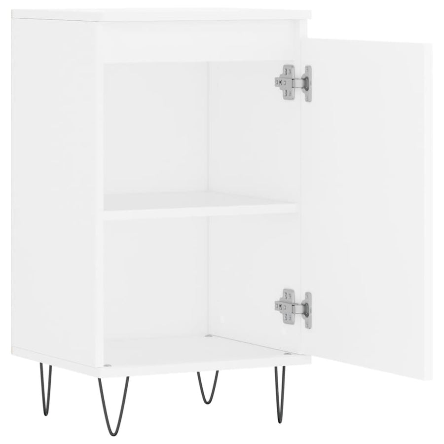 Dressoir 40X35X70 Cm Bewerkt Hout Wit
