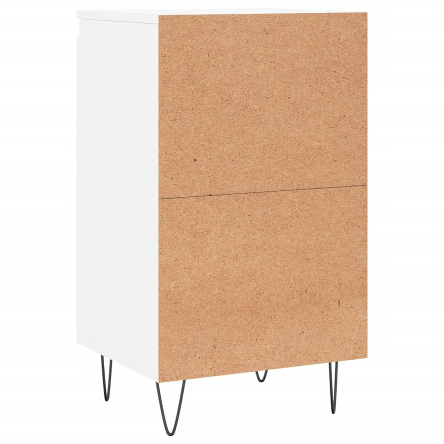 Dressoir 40X35X70 Cm Bewerkt Hout Wit