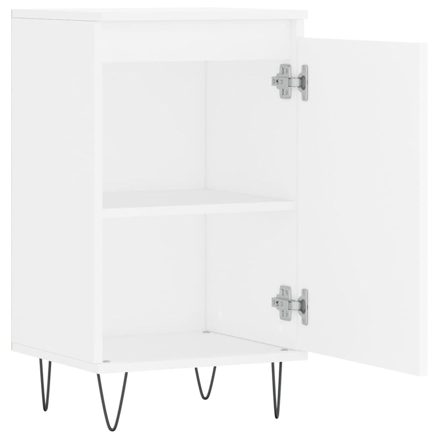Dressoirs 2 St 40X35X70 Cm Bewerkt Hout Wit