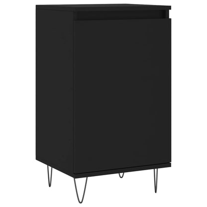 Dressoirs 2 St 40X35X70 Cm Bewerkt Hout Zwart