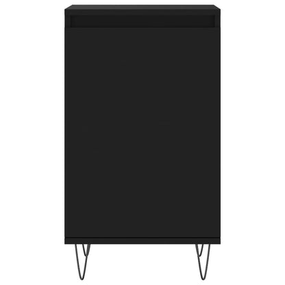 Dressoirs 2 St 40X35X70 Cm Bewerkt Hout Zwart