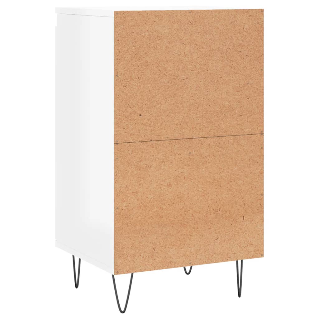Dressoirs 2 St 40X35X70 Cm Bewerkt Hout Hoogglans Wit