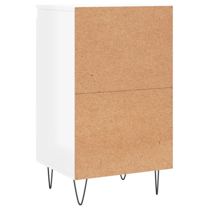 Dressoirs 2 St 40X35X70 Cm Bewerkt Hout Hoogglans Wit