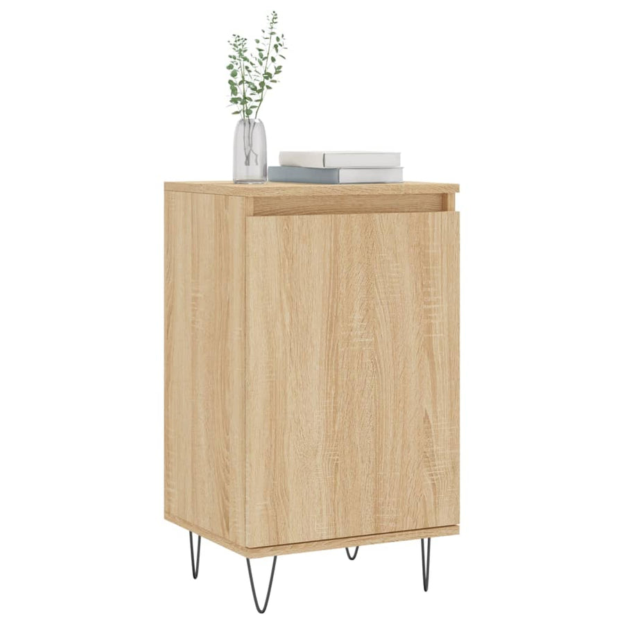 Dressoir 40X35X70 Cm Bewerkt Hout Kleurig 1 Sonoma eiken