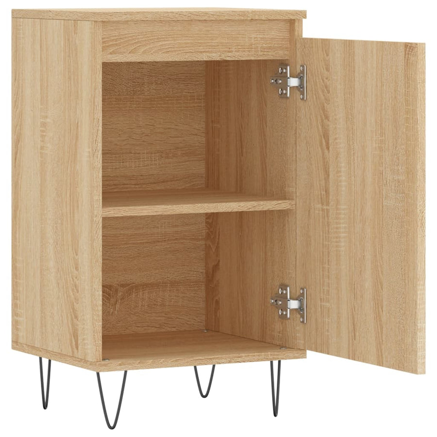 Dressoir 40X35X70 Cm Bewerkt Hout Kleurig 1 Sonoma eiken