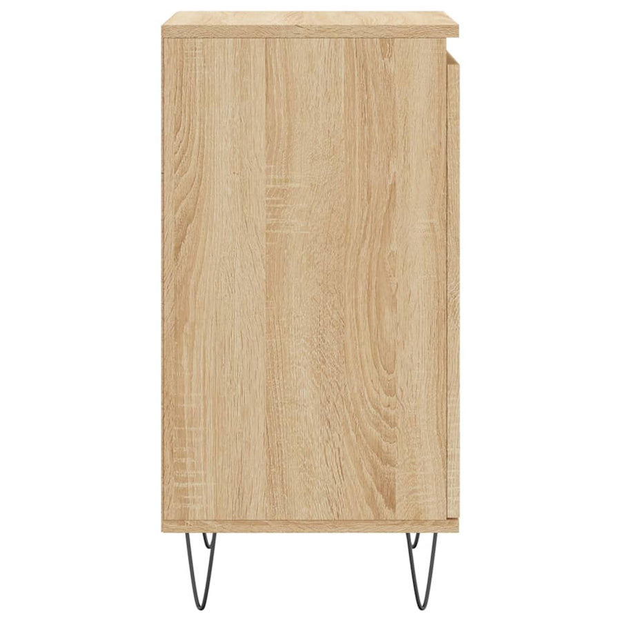 Dressoir 40X35X70 Cm Bewerkt Hout Kleurig 1 Sonoma eiken