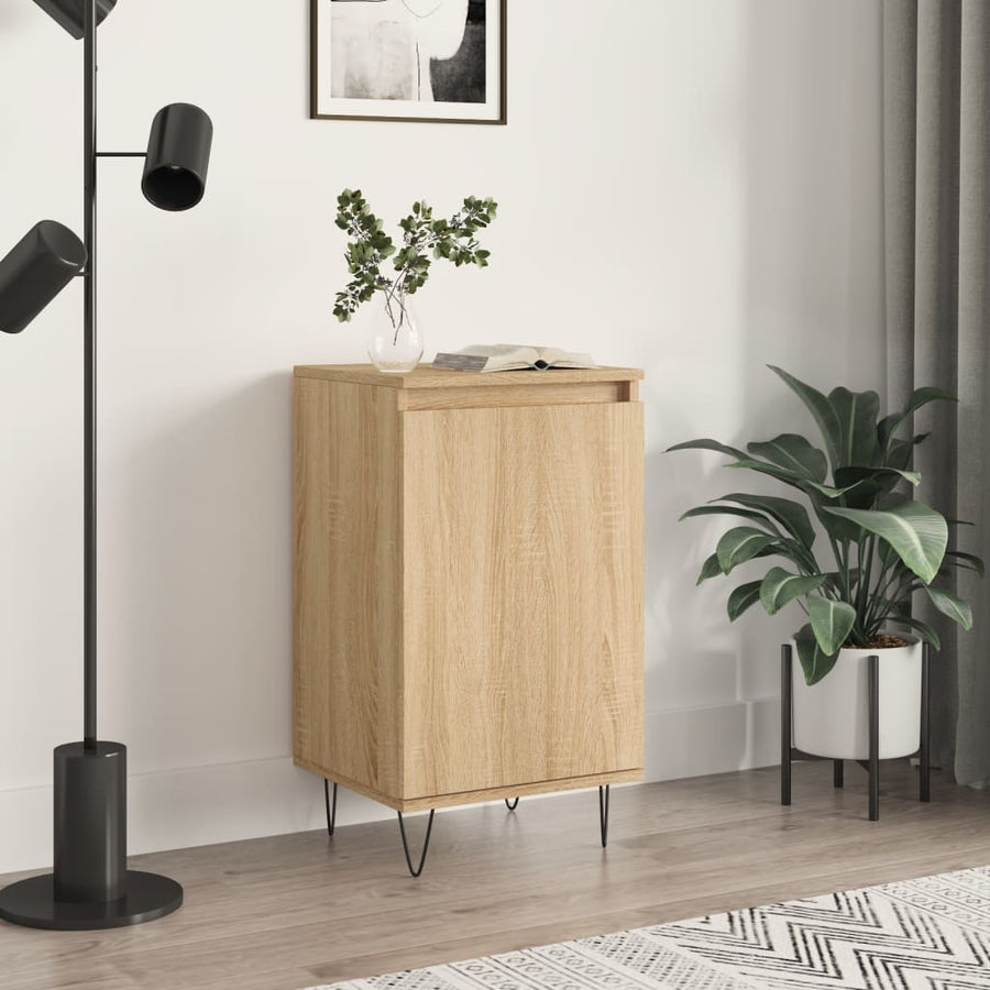 Dressoir 40X35X70 Cm Bewerkt Hout Kleurig 1 Sonoma eiken