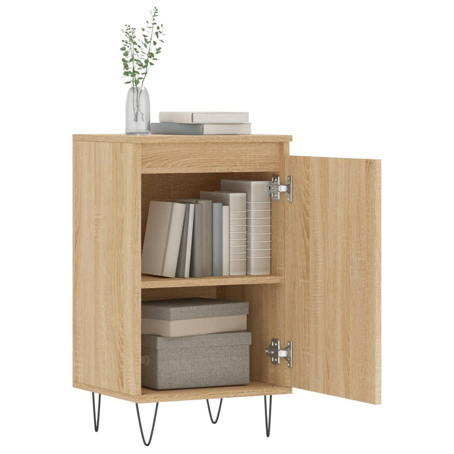 Dressoirs 2 St 40X35X70 Cm Bewerkt Hout Sonoma Eikenkleurig