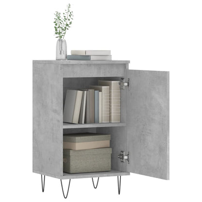 Dressoir 40X35X70 Cm Bewerkt Hout Betongrijs