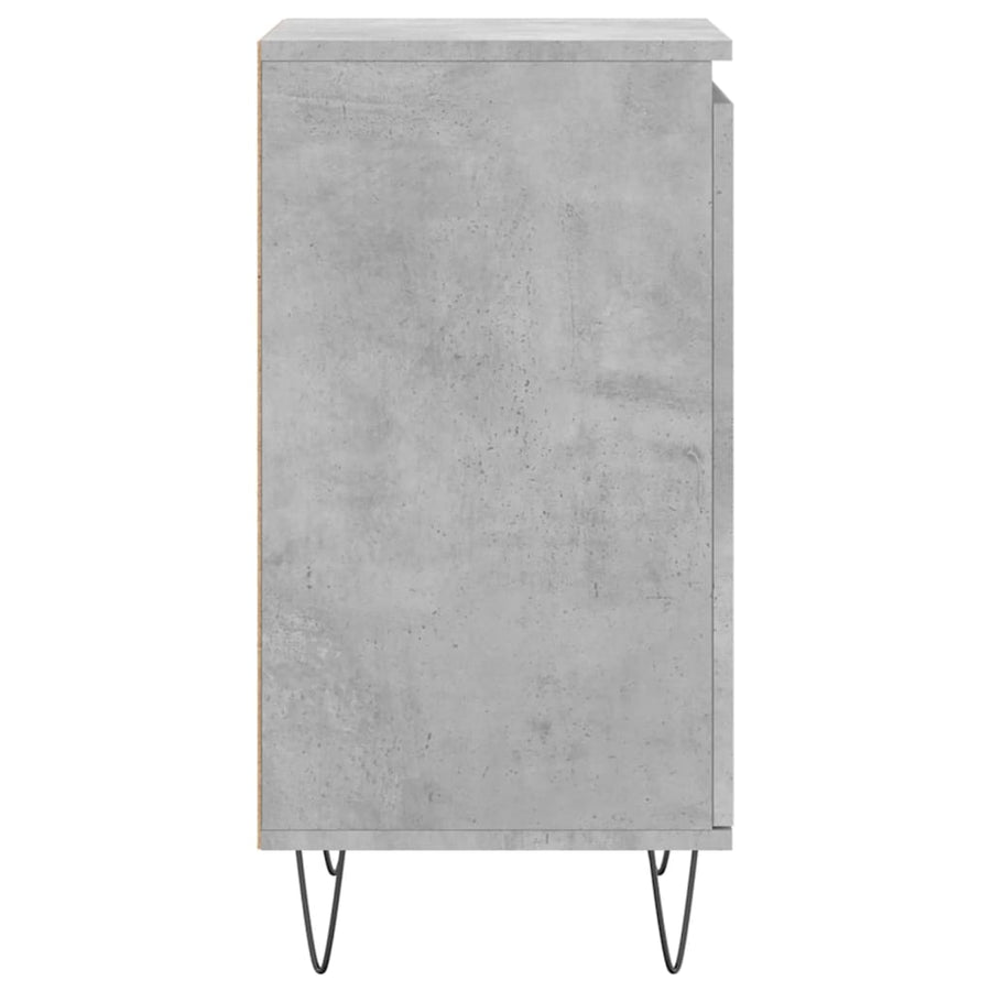 Dressoir 40X35X70 Cm Bewerkt Hout Betongrijs