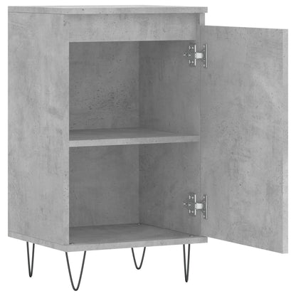 Dressoirs 2 St 40X35X70 Cm Bewerkt Hout Betongrijs