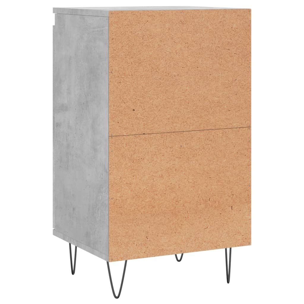 Dressoirs 2 St 40X35X70 Cm Bewerkt Hout Betongrijs