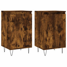 Dressoirs 2 St 40X35X70 Cm Bewerkt Hout Gerookt Eikenkleurig