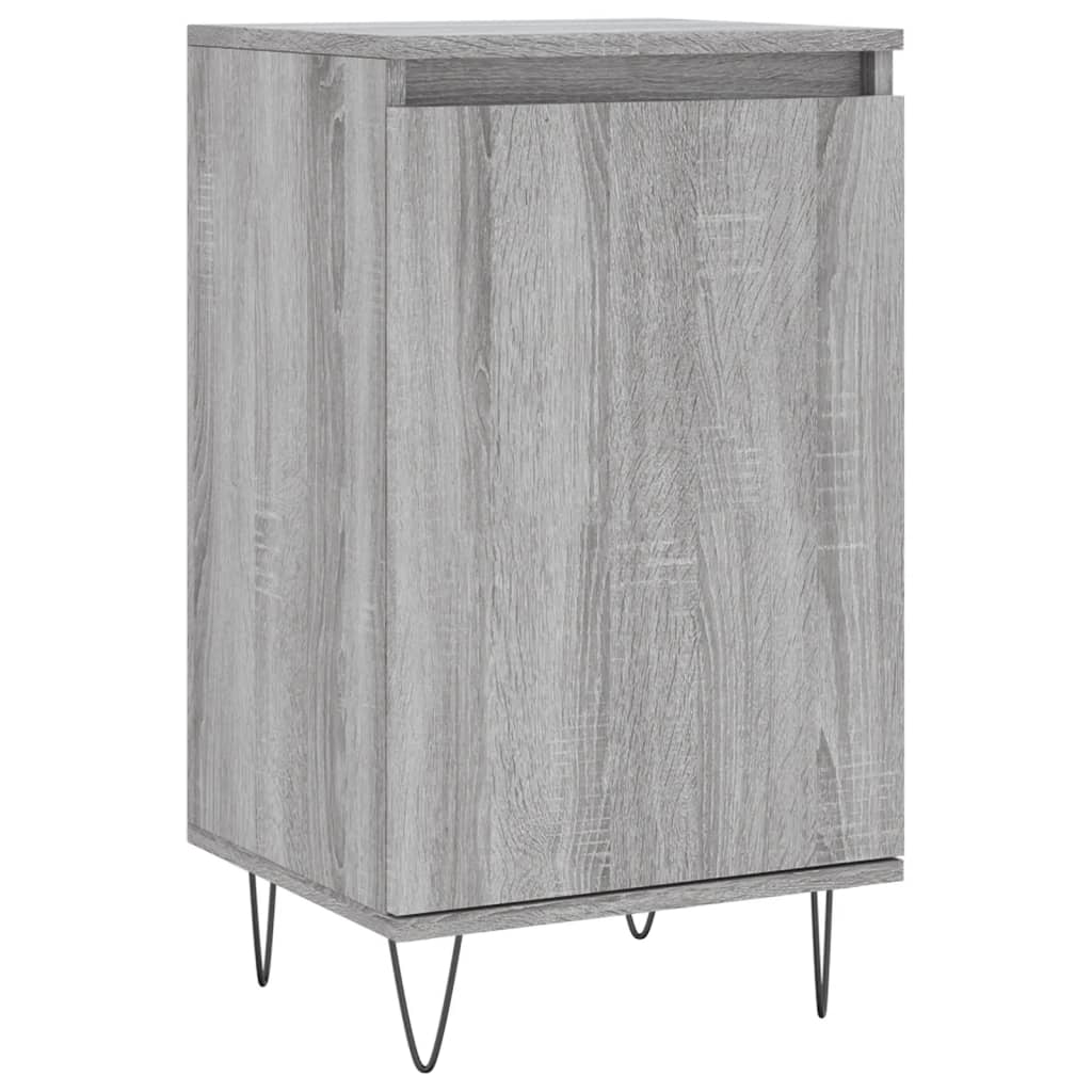 Dressoir 40X35X70 Cm Bewerkt Hout 1 Grijs sonoma