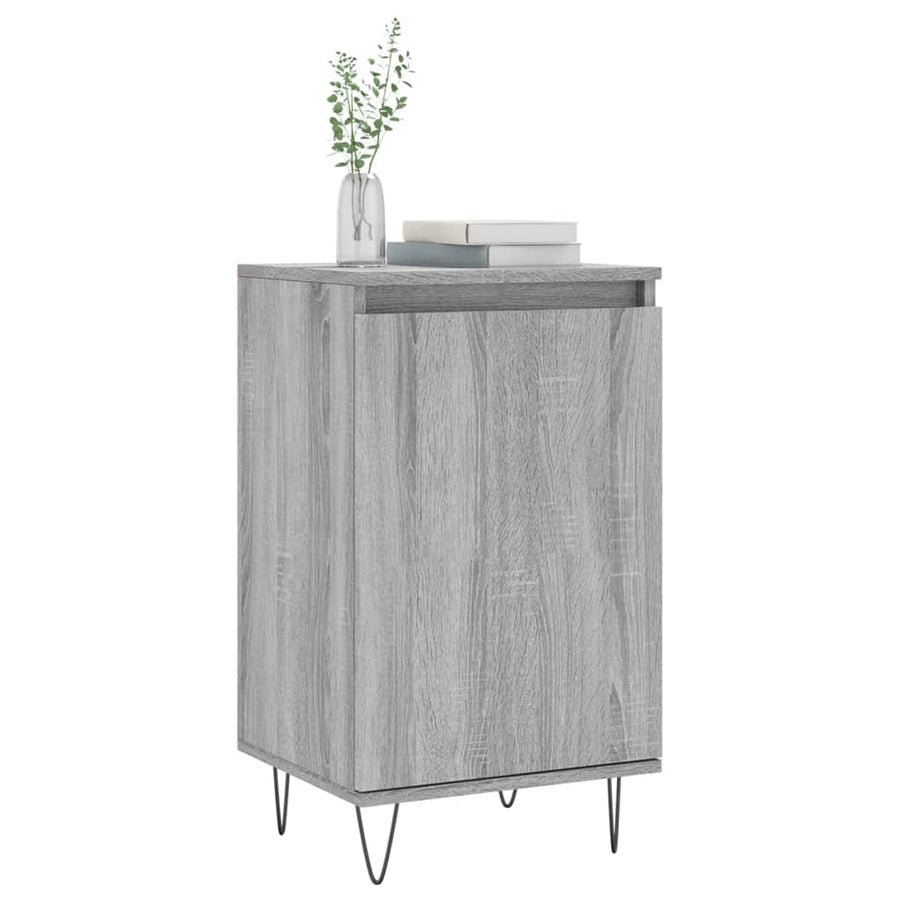 Dressoir 40X35X70 Cm Bewerkt Hout 1 Grijs sonoma