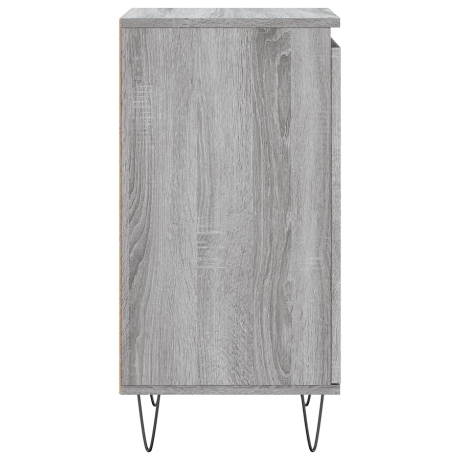 Dressoir 40X35X70 Cm Bewerkt Hout 1 Grijs sonoma