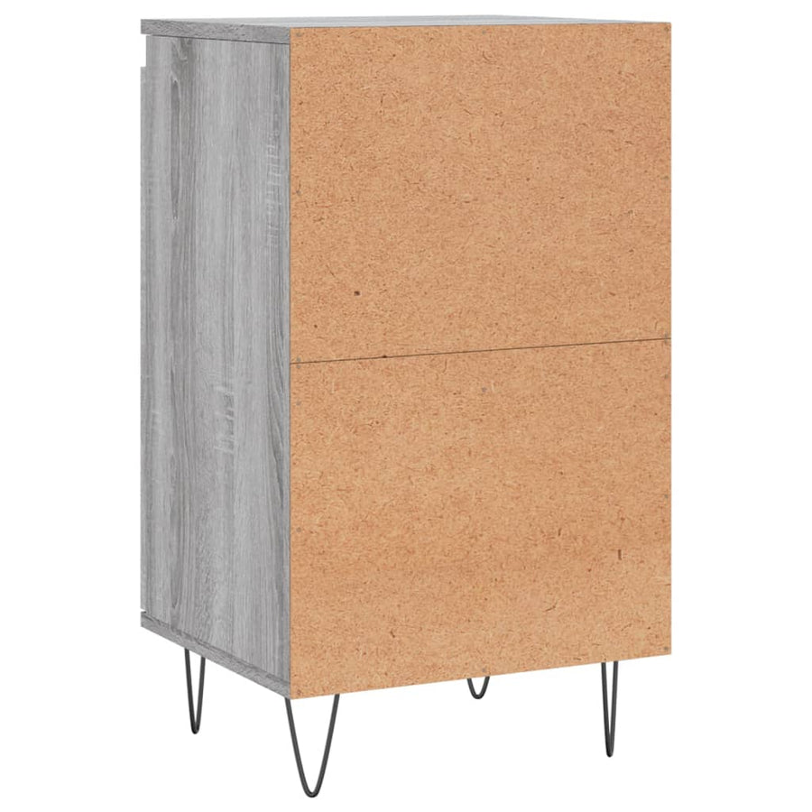 Dressoir 40X35X70 Cm Bewerkt Hout 1 Grijs sonoma