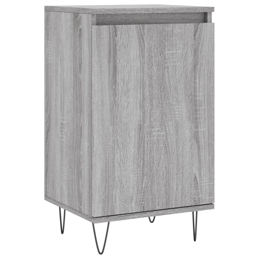 Dressoirs 2 St 40X35X70 Cm Bewerkt Hout Grijs Sonoma