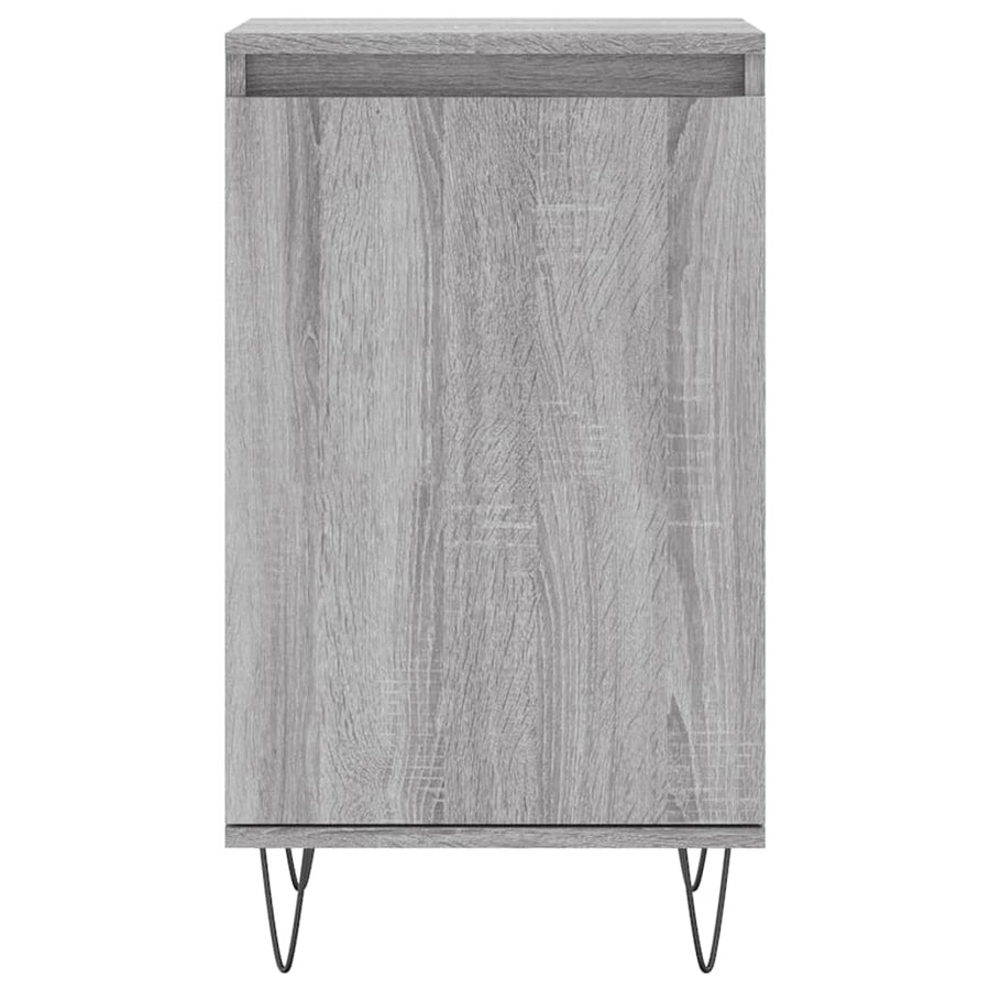 Dressoirs 2 St 40X35X70 Cm Bewerkt Hout Grijs Sonoma