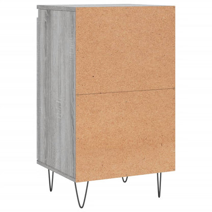 Dressoirs 2 St 40X35X70 Cm Bewerkt Hout Grijs Sonoma