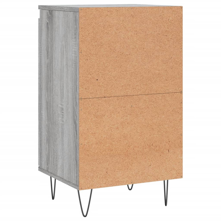 Dressoirs 2 St 40X35X70 Cm Bewerkt Hout Grijs Sonoma