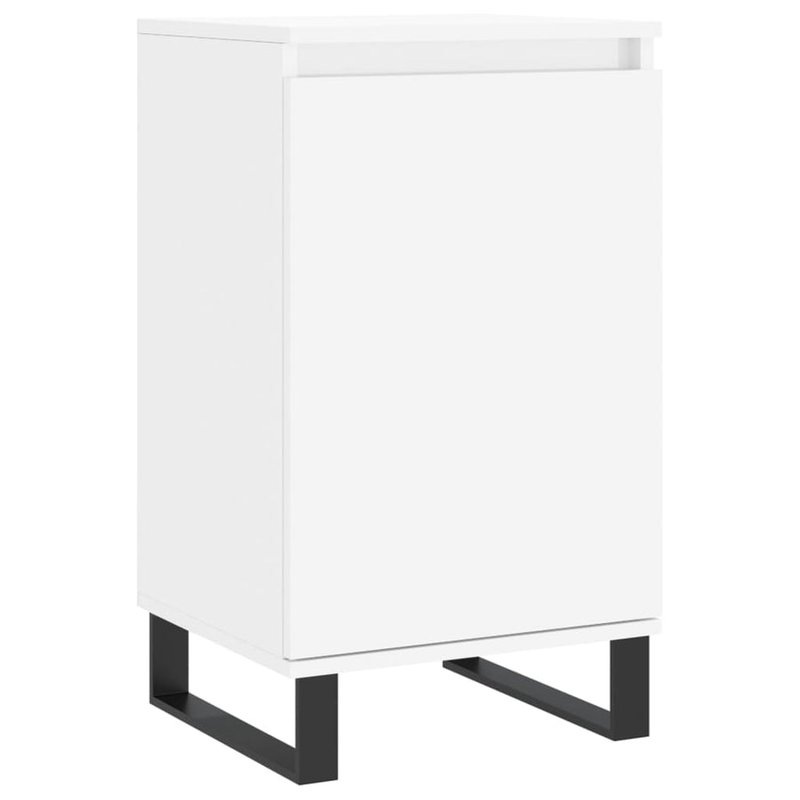 Dressoir 40X35X70 Cm Bewerkt Hout 1 Wit
