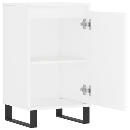Dressoir 40X35X70 Cm Bewerkt Hout 1 Wit