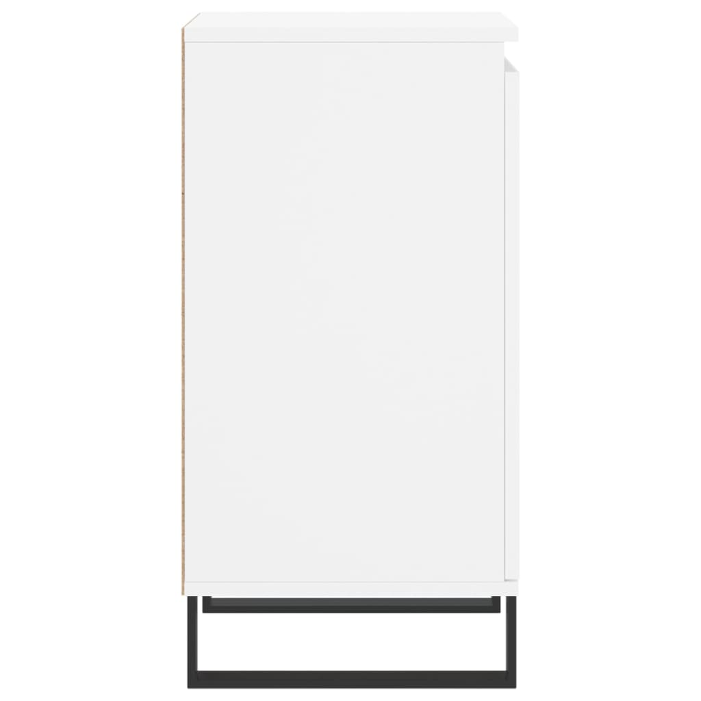 Dressoir 40X35X70 Cm Bewerkt Hout 1 Wit