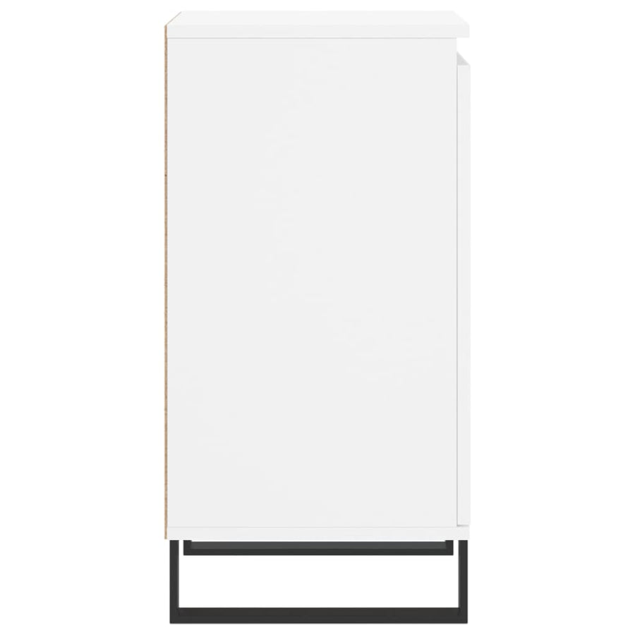 Dressoir 40X35X70 Cm Bewerkt Hout 1 Wit